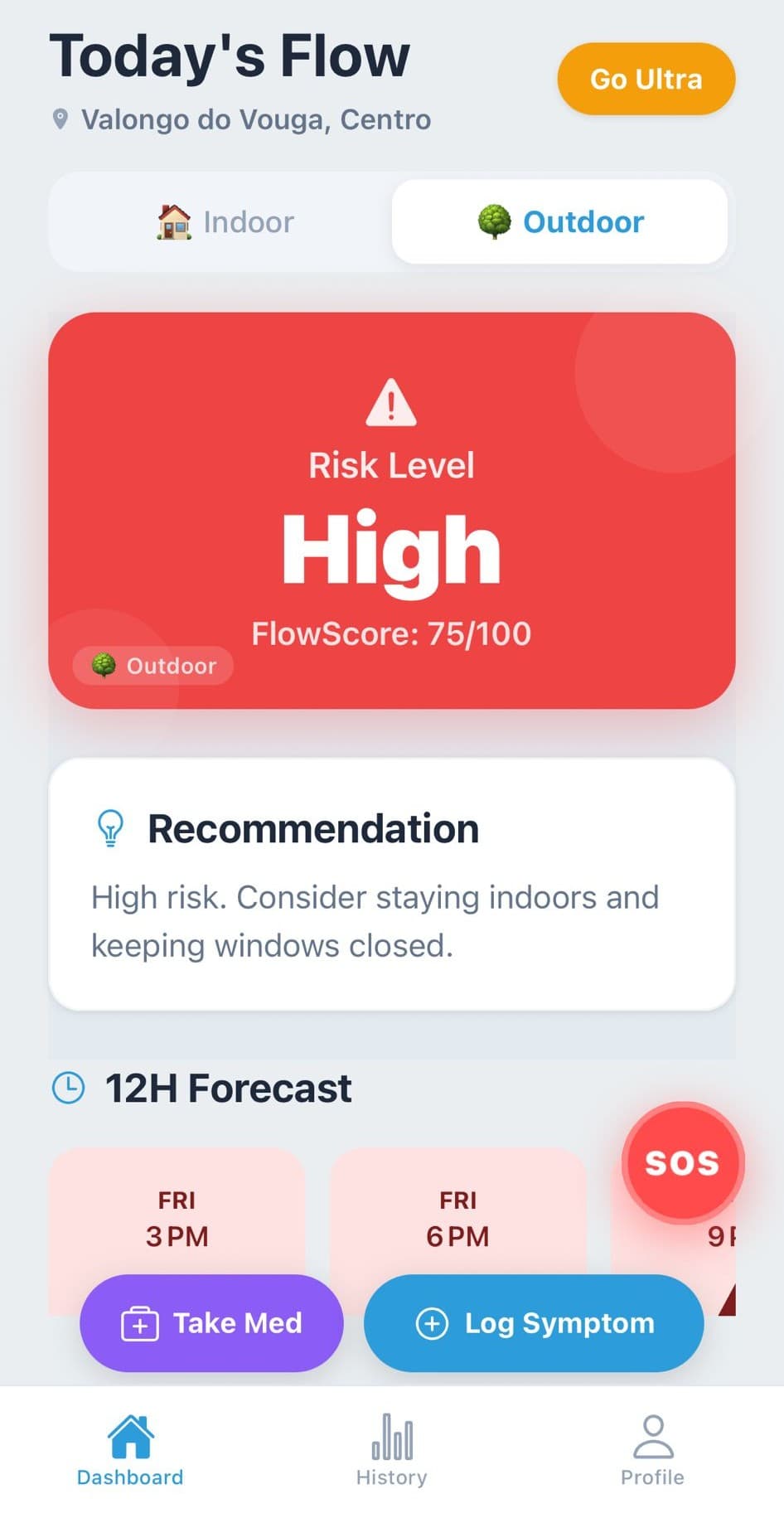 BreathFlowAI App Screenshot